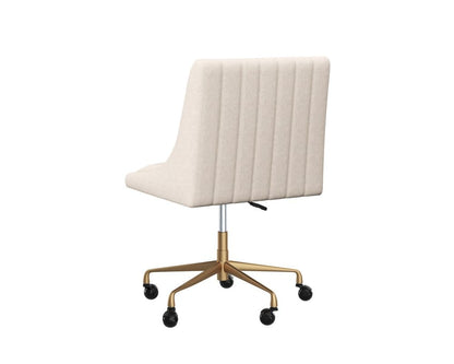 Sunpan - Irongate Halden Office Chair - Beige Linen - 108730 view 7