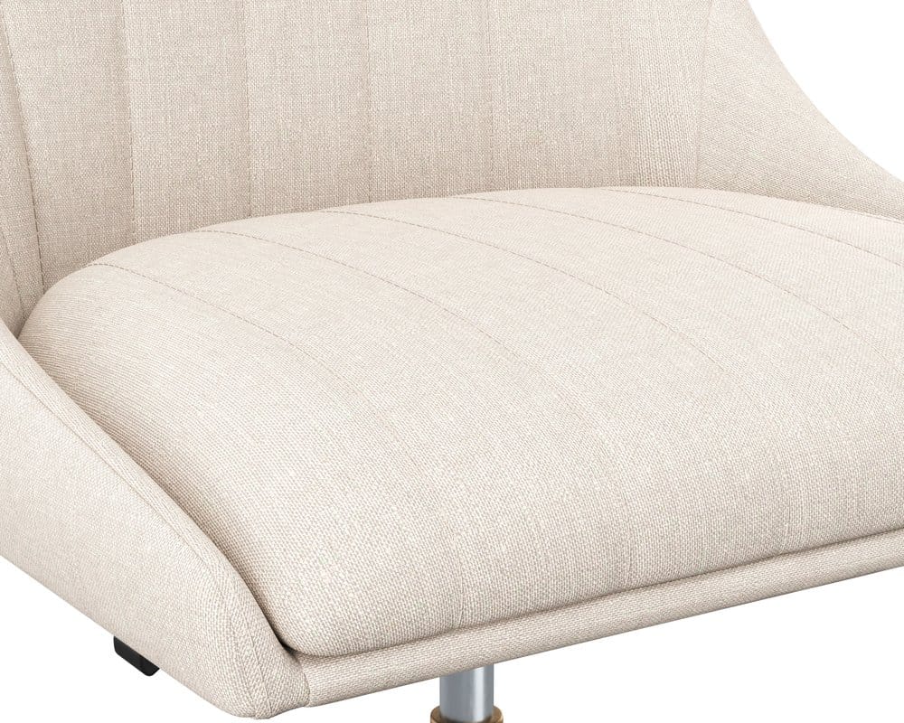 Sunpan - Irongate Halden Office Chair - Beige Linen - 108730 view 9