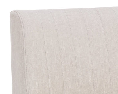 Sunpan - Irongate Halden Office Chair - Beige Linen - 108730 view 14