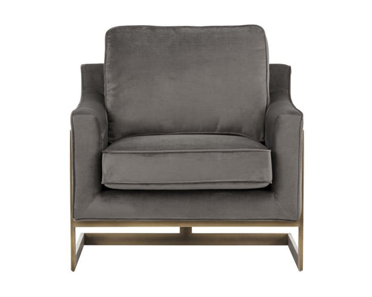 Sunpan - Irongate Kalmin Lounge Chair - Piccolo Pebble - 102769 view 2