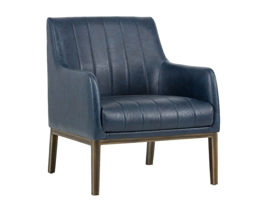 Sunpan - Irongate Wolfe Lounge Chair - Vintage Blue - 102580 view 1