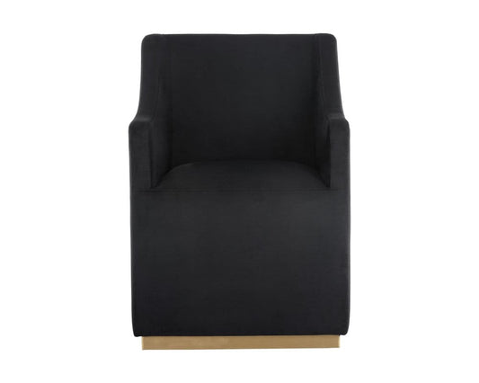 Sunpan - Irongate Zane Wheeled Lounge Chair - Abbington Black - 104982_CLOSEOUT view 2