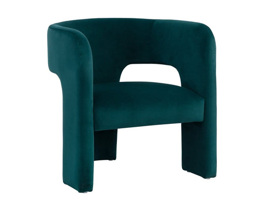 Sunpan - Isidore Lounge Chair - Meg Teal - 109721 view 1