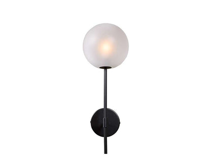 Sunpan - Ikon Izora Sconce - Black - Frosted - 107923 veiw 1