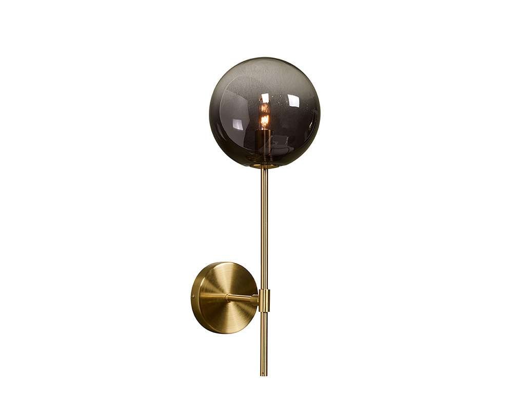 Sunpan - Ikon Izora Sconce - Brass - Smoke Grey Ombre - 107922 veiw 3