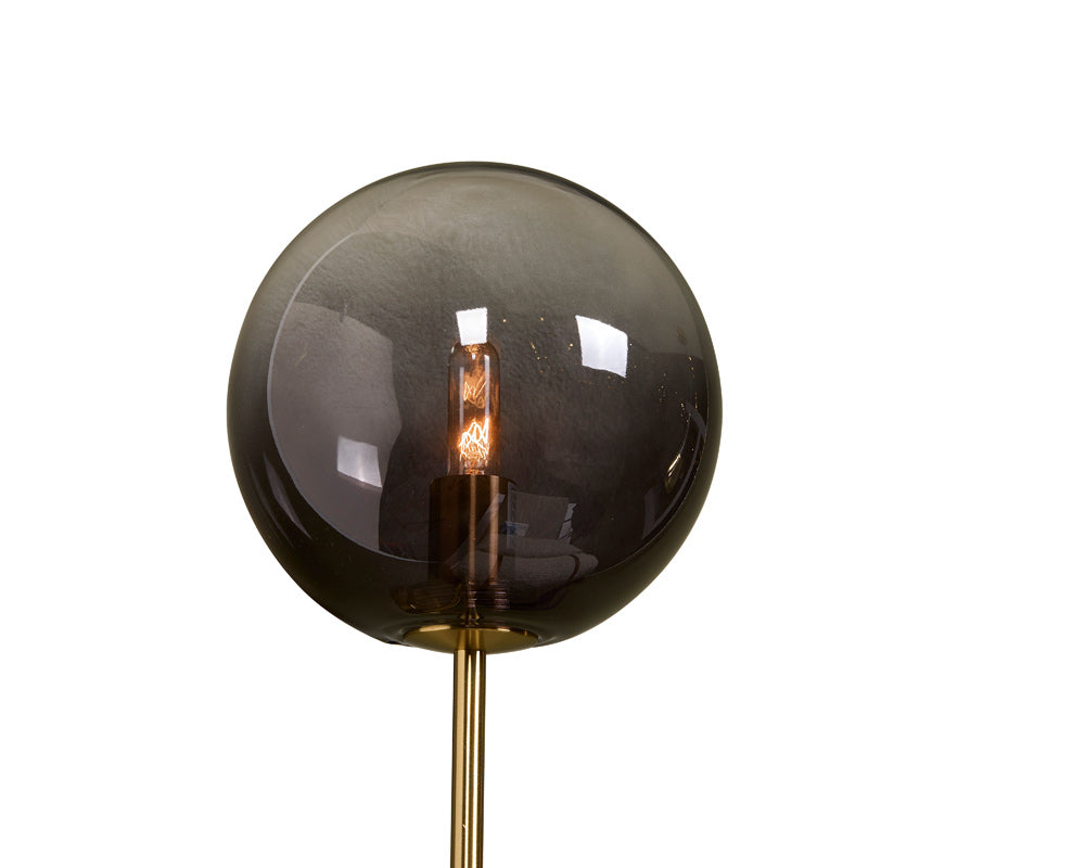 Sunpan - Ikon Izora Sconce - Brass - Smoke Grey Ombre - 107922 view 4
