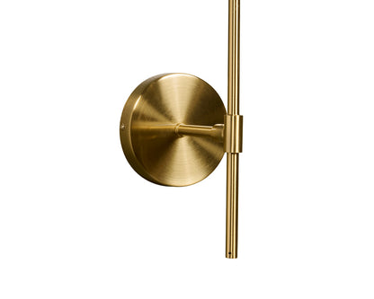 Sunpan - Ikon Izora Sconce - Brass - Smoke Grey Ombre - 107922 view 5
