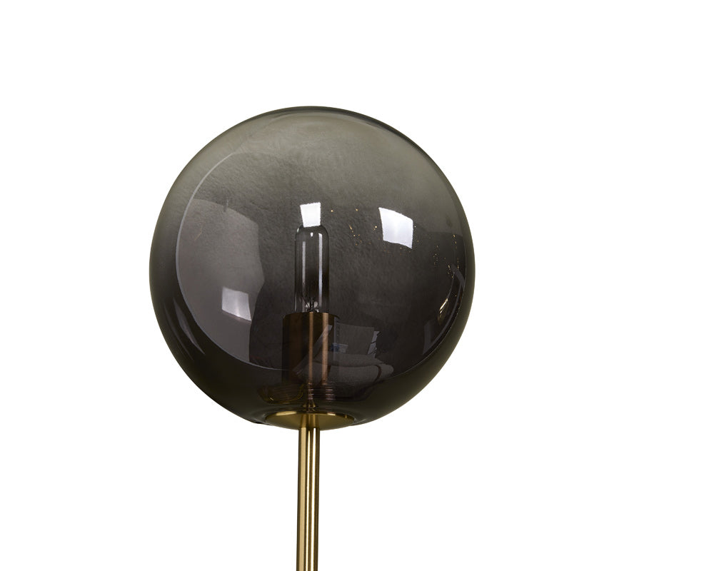 Sunpan - Ikon Izora Sconce - Brass - Smoke Grey Ombre - 107922 view 6
