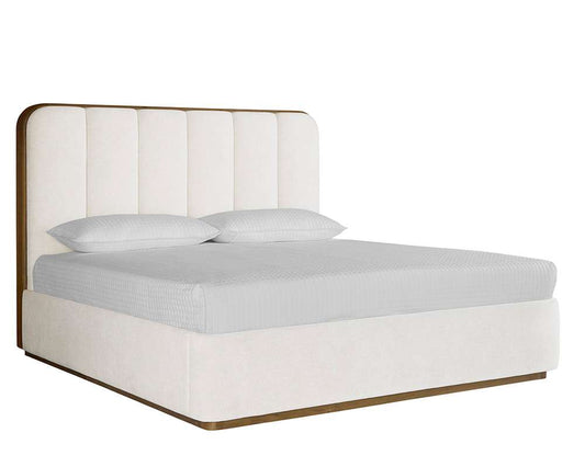 Sunpan - Jamille Bed King - Eclipse White - 110749 veiw 1