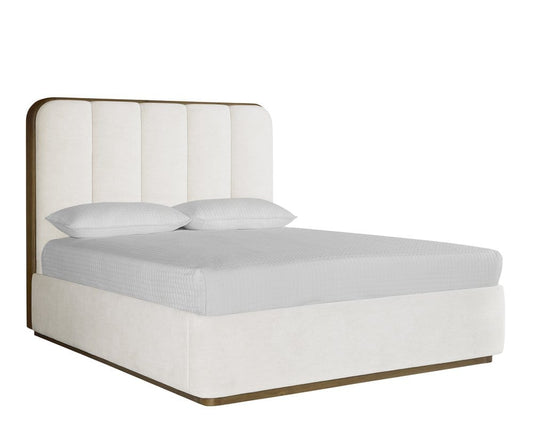 Sunpan - Jamille Bed Queen - Eclipse White - 111224 view 1