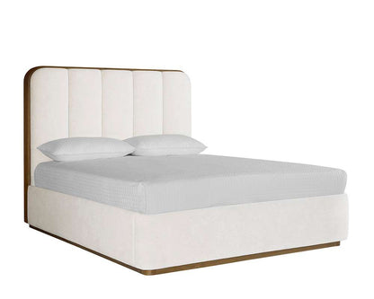 Sunpan - Jamille Bed Queen - Eclipse White - 111224 veiw 1