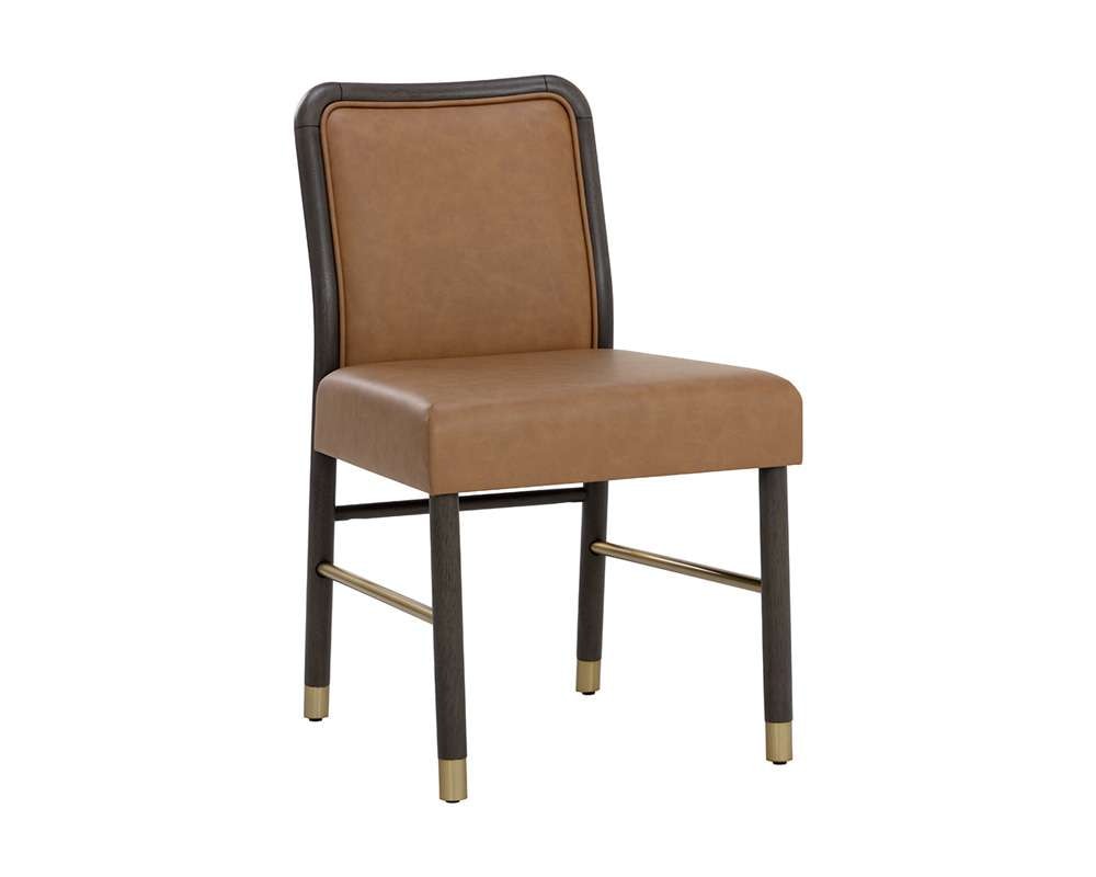 Sunpan - Jeno Dining Chair - Milliken Cognac (Set Of 2) - 111322 veiw 1
