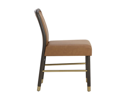Sunpan - Jeno Dining Chair - Milliken Cognac (Set Of 2) - 111322 view 3
