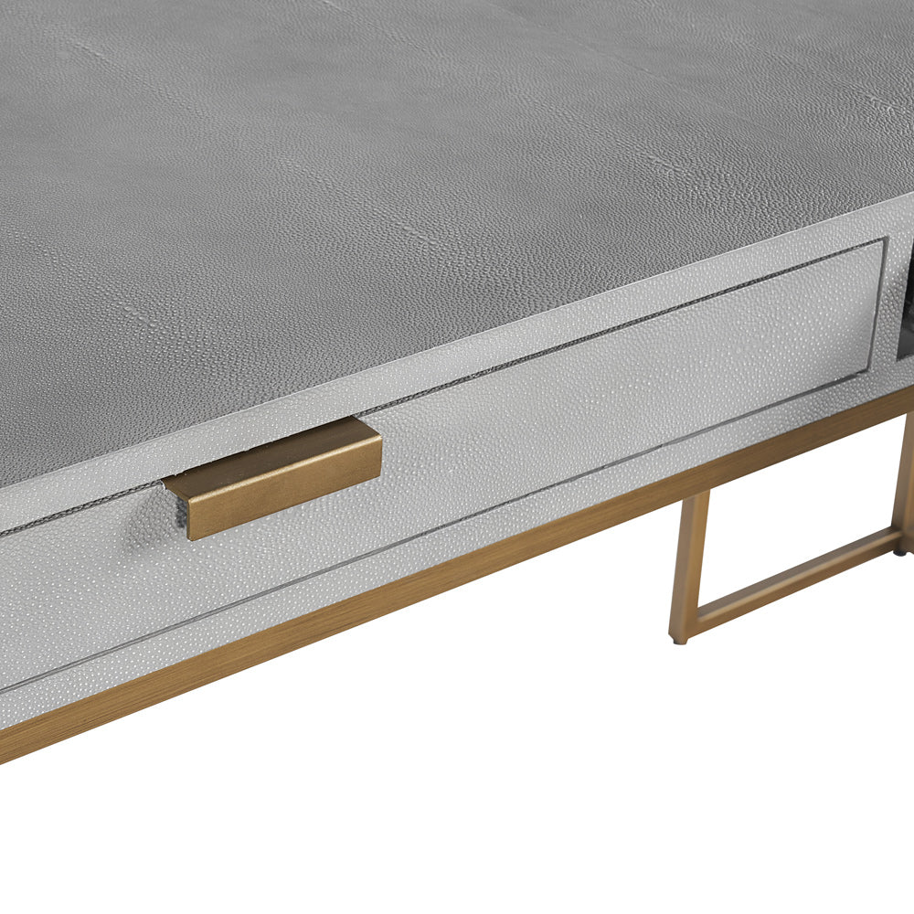 Sunpan - MIXT Jiro Desk - Grey Shagreen - 105443 view 7