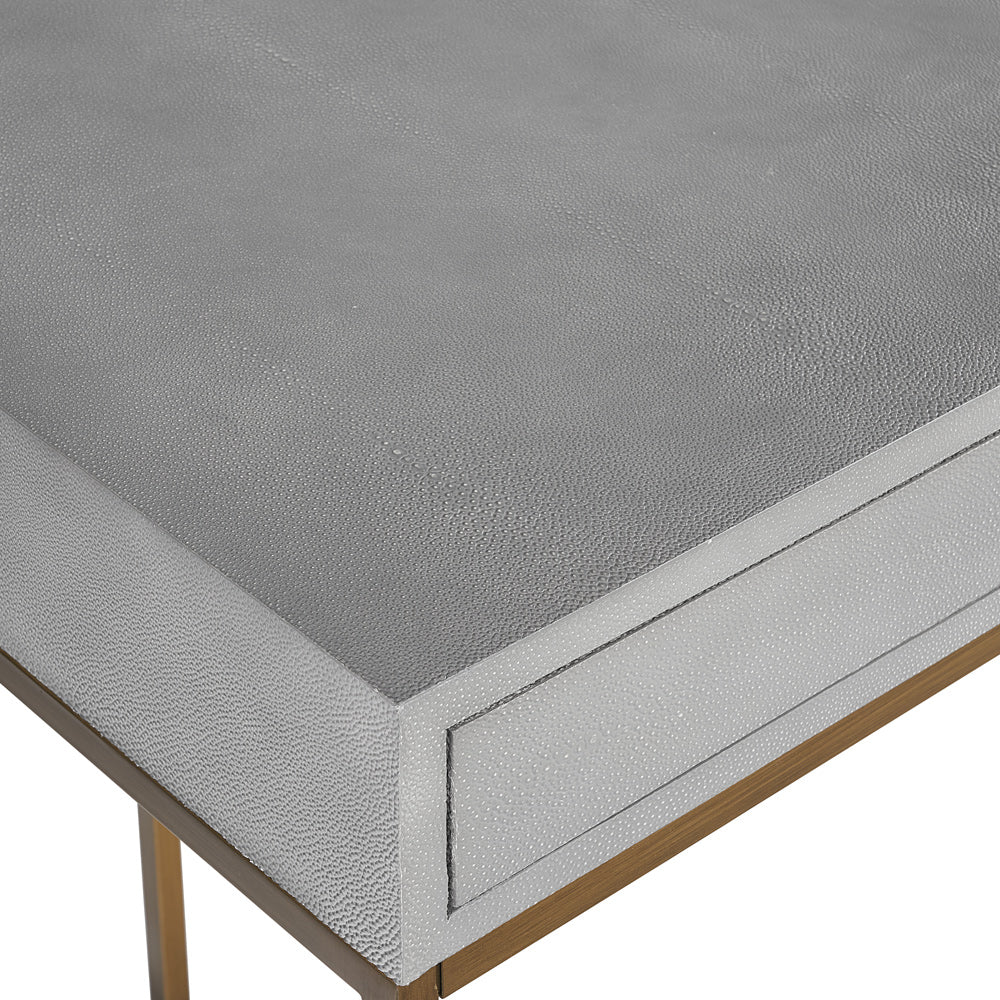 Sunpan - MIXT Jiro Desk - Grey Shagreen - 105443 view 8