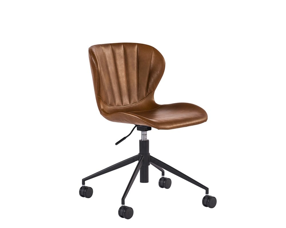 Sunpan - Junction Arabella Office Chair - Bravo Cognac - 104793 view 1