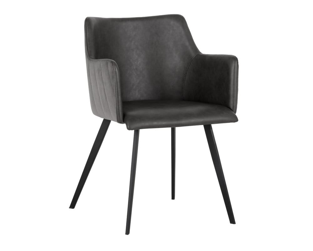 Sunpan - Junction Griffin Dining Armchair - Town Grey / Roman Grey - 103243_CLOSEOUT view 1