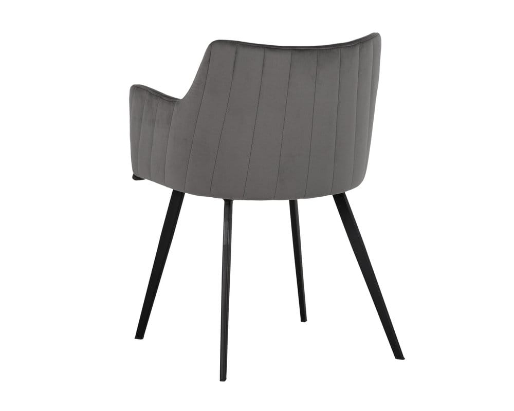 Sunpan - Junction Griffin Dining Armchair - Town Grey / Roman Grey - 103243_CLOSEOUT view 3
