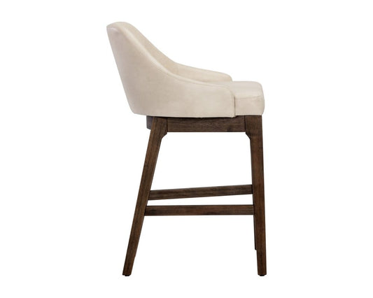 Sunpan - Kace Counter Stool - Bravo Cream - 105390 view 2