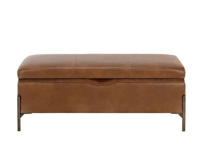 Sunpan - 5West Kael Storage Bench - Tobacco Tan - 109900 veiw 3