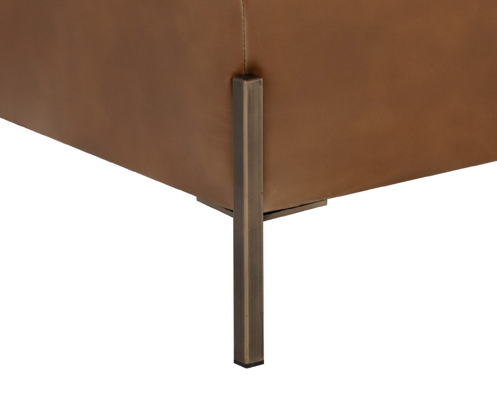 Sunpan - 5West Kael Storage Bench - Tobacco Tan - 109900 view 6