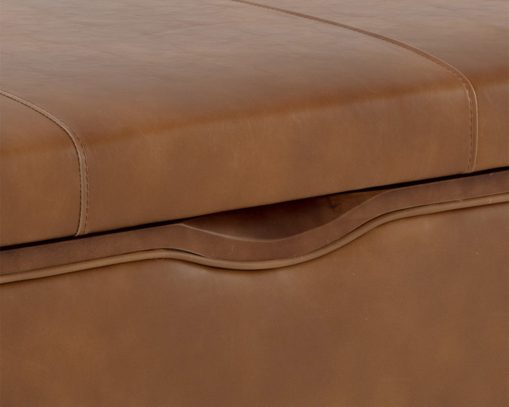 Sunpan - 5West Kael Storage Bench - Tobacco Tan - 109900 view 7