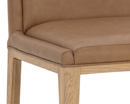 Sunpan - Kalla Dining Chair - Milliken Cognac (Set Of 2) - 110929 view 8
