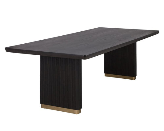 Sunpan - Kalla Dining Table Rectangular - Charcoal - 96in - 110990 view 1