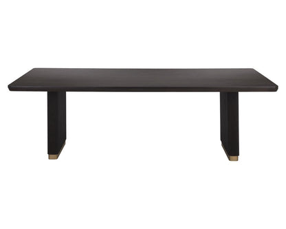 Sunpan - Kalla Dining Table Rectangular - Charcoal - 96in - 110990 view 2
