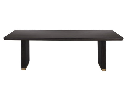 Sunpan - Kalla Dining Table Rectangular - Charcoal - 96in - 110990 view 2