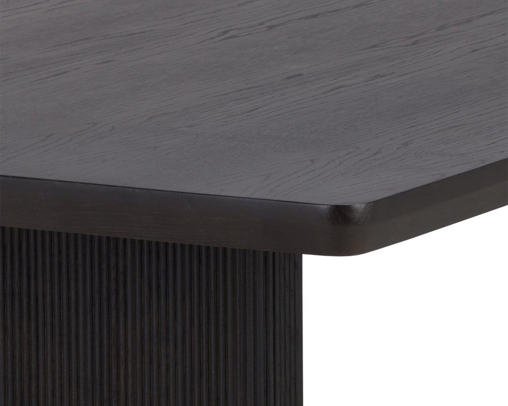 Sunpan - Kalla Dining Table Rectangular - Charcoal - 96in - 110990 view 6
