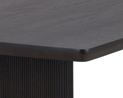 Sunpan - Kalla Dining Table Rectangular - Charcoal - 96in - 110990 view 6