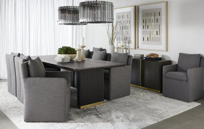 Sunpan - Kalla Dining Table Rectangular - Charcoal - 96in - 110990 view 7