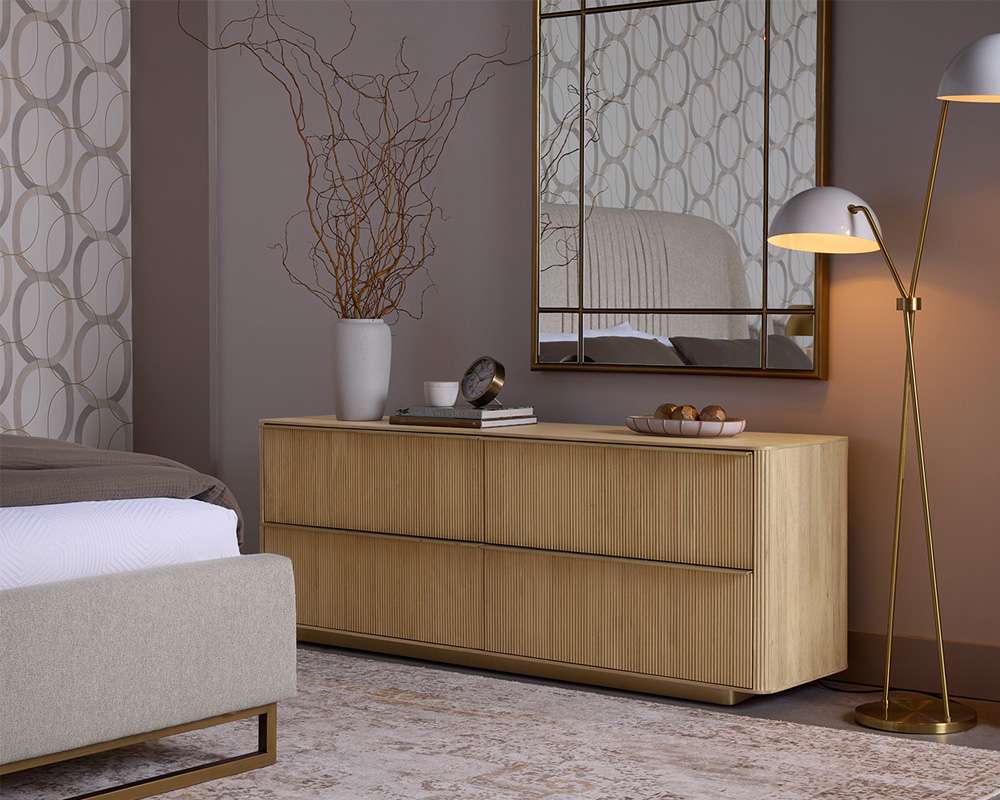 Sunpan - Kalla Dresser - Rustic Oak - 110778 veiw 5