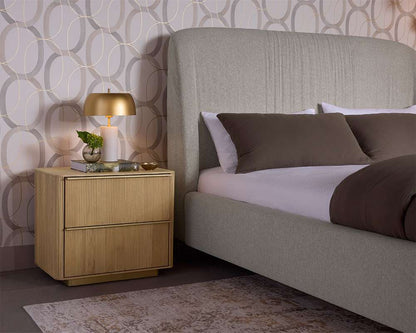 Sunpan - Kalla Nightstand - Rustic Oak - 110777 veiw 5