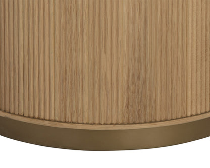 Sunpan - Kalla Side Table - Rustic Oak - 110775 view 4