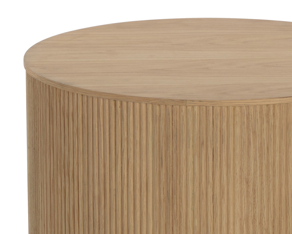 Sunpan - Kalla Side Table - Rustic Oak - 110775 view 5