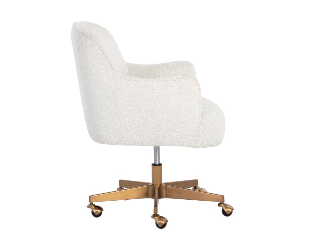 Sunpan - Karina Office Chair - Copenhagen White - 107854 view 3