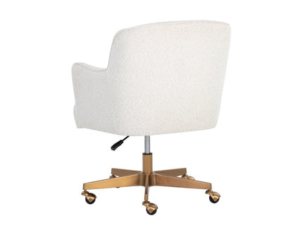 Sunpan - Karina Office Chair - Copenhagen White - 107854 view 4