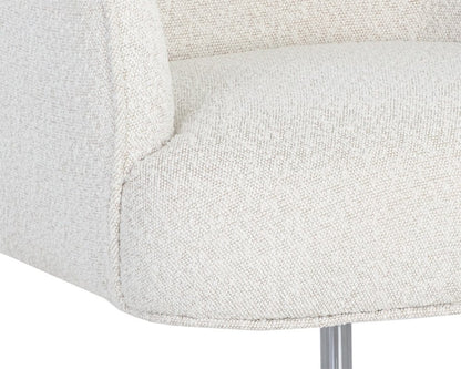 Sunpan - Karina Office Chair - Copenhagen White - 107854 view 6