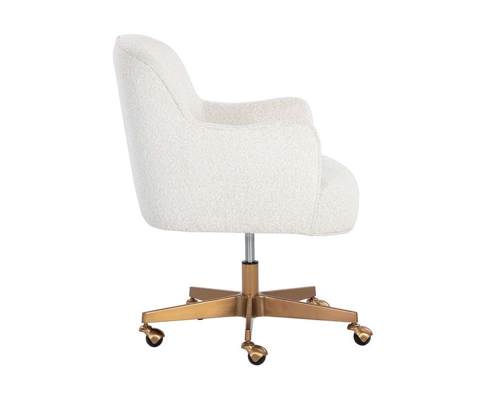 Sunpan - Karina Office Chair - Copenhagen White - 107854 veiw 3