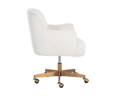 Sunpan - Karina Office Chair - Copenhagen White - 107854 veiw 3