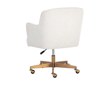 Sunpan - Karina Office Chair - Copenhagen White - 107854 veiw 4