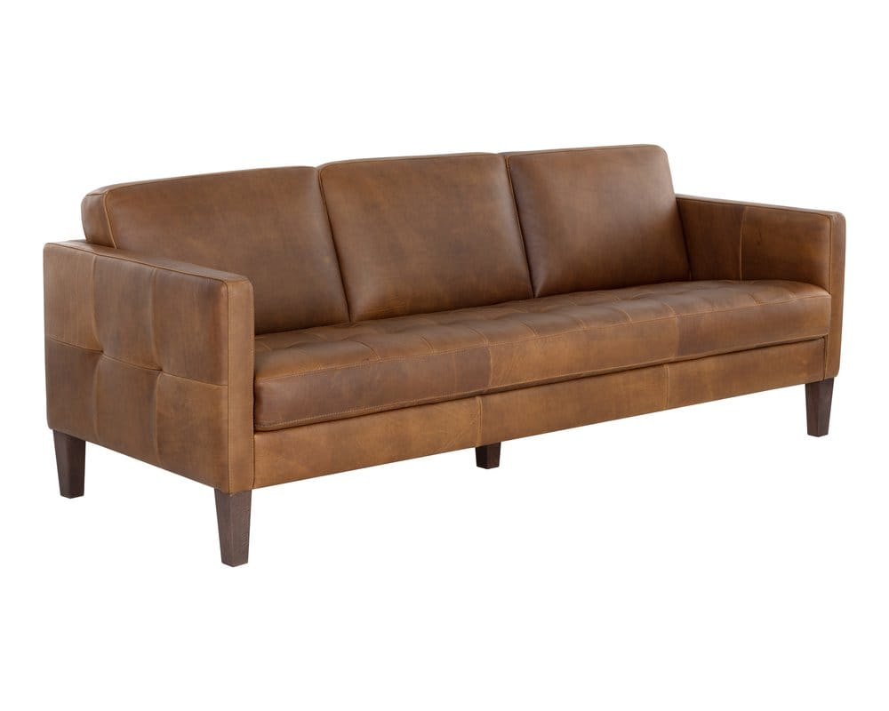 Sunpan - Karmelo Sofa - Cognac Leather - 111267_CLOSEOUT view 1