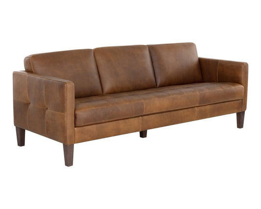 Sunpan - Karmelo Sofa - Cognac Leather - 111267_CLOSEOUT view 1