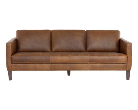 Sunpan - Karmelo Sofa - Cognac Leather - 111267_CLOSEOUT view 2