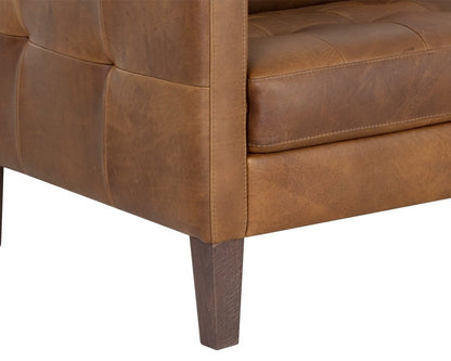 Sunpan - Karmelo Sofa - Cognac Leather - 111267_CLOSEOUT view 4