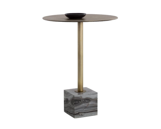 Sunpan - Kata Bar Table - Grey Marble - 109642 view 1