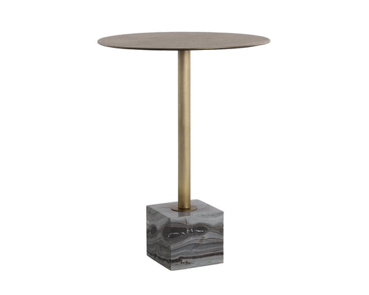 Sunpan - Kata Bar Table - Grey Marble - 109642 view 2