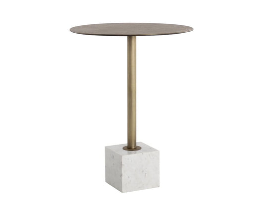 Sunpan - Kata Bar Table - White Marble - 109641 view 2